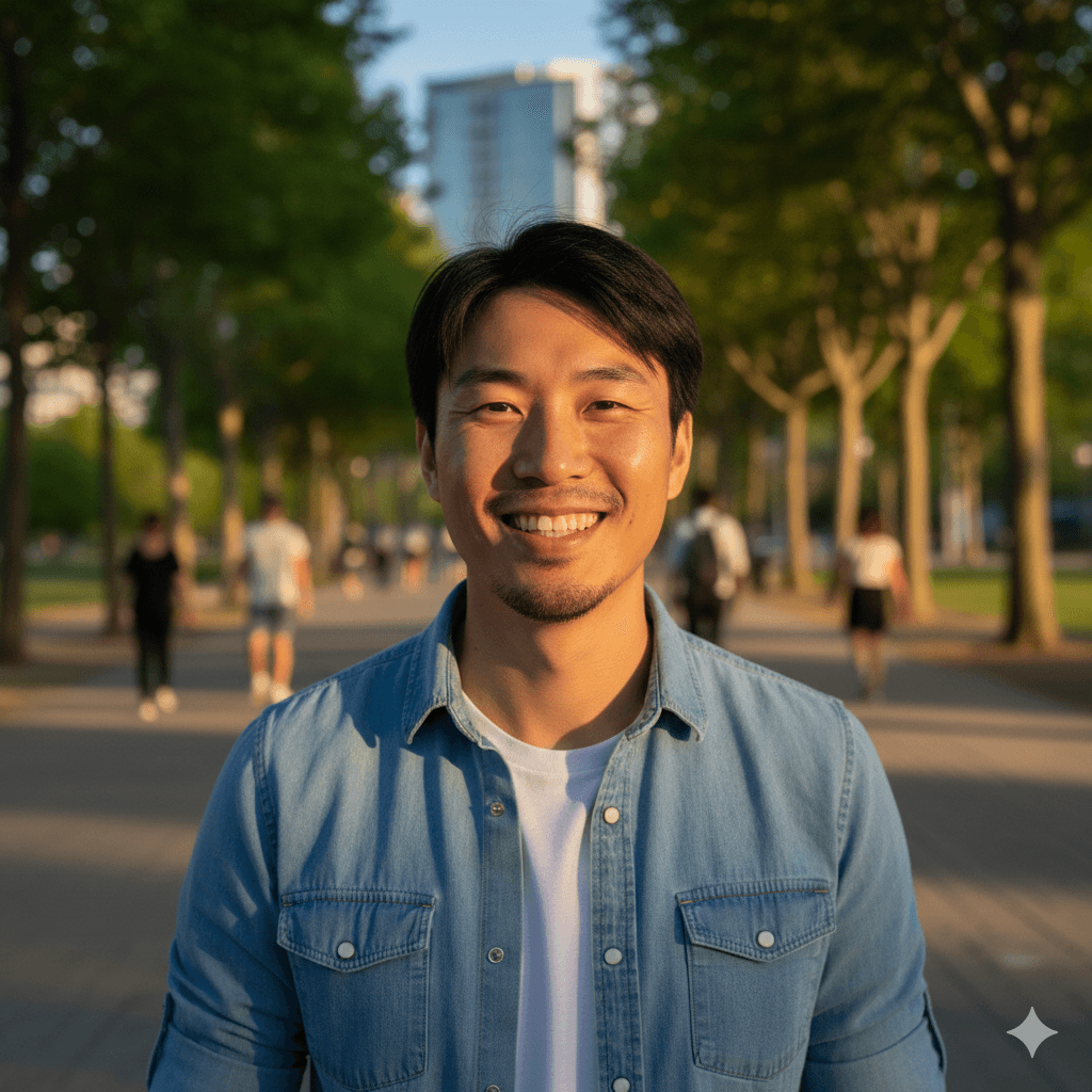 image d'un candidat satisfait de type latin